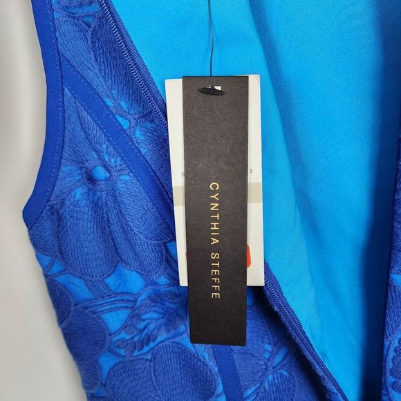 Cynthia Steffe Eleonara Floral Embroidered Sheath Dress - Picture 5 of 6